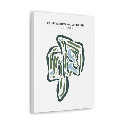 Pine Lakes Golf Club, Illinois - Printed Golf Courses