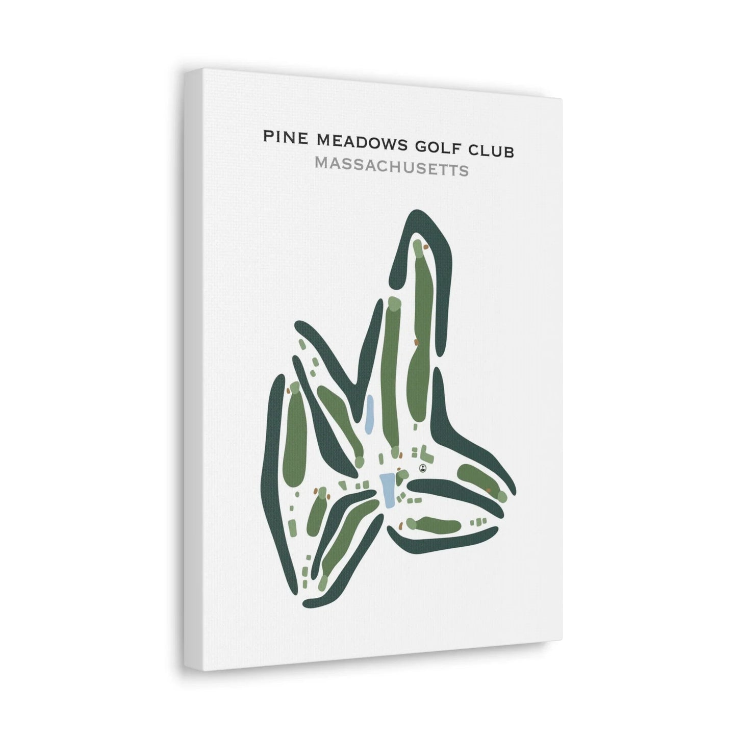 Pine Meadows Golf Club, Massachusetts - Printed Golf Courses