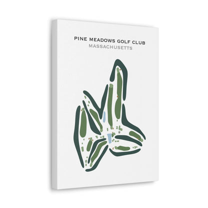 Pine Meadows Golf Club, Massachusetts - Printed Golf Courses