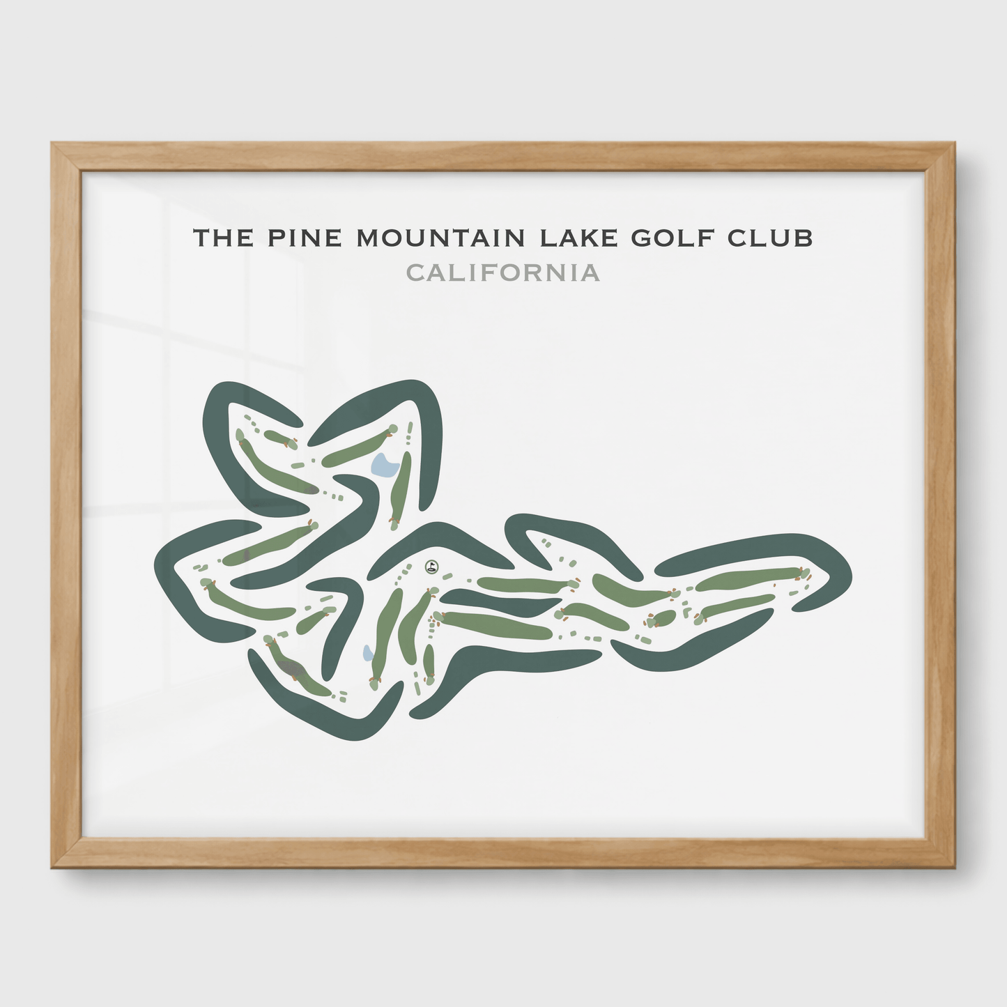 The Pine Mountain Lake Golf Club, California - Printed Golf Courses