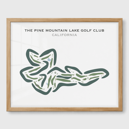 The Pine Mountain Lake Golf Club, California - Printed Golf Courses