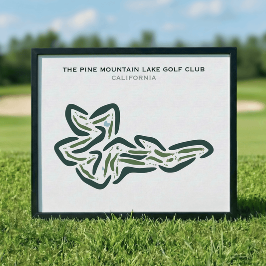 The Pine Mountain Lake Golf Club, California - Printed Golf Courses