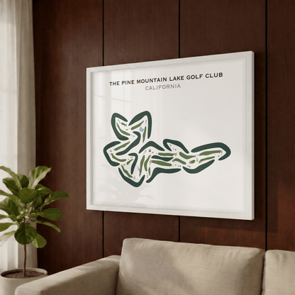 The Pine Mountain Lake Golf Club, California - Printed Golf Courses