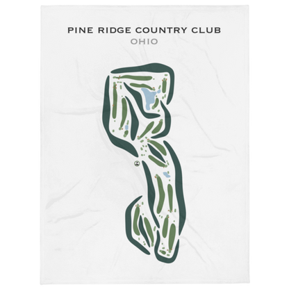 Pine Ridge Country Club, Ohio - Printed Golf Courses