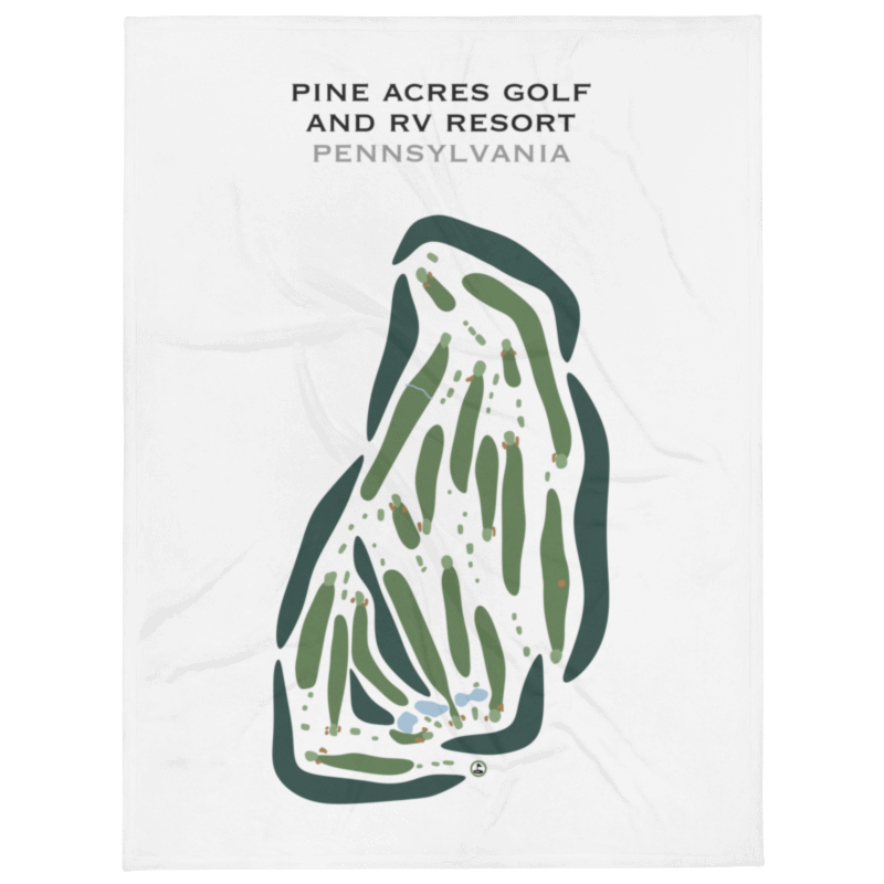Pine Acres Golf & RV Resort, Pennsylvania - Printed Golf Courses