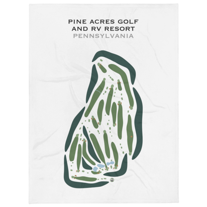 Pine Acres Golf & RV Resort, Pennsylvania - Printed Golf Courses