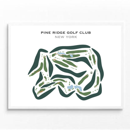 Pine Ridge Golf Club, New York - Printed Golf Courses