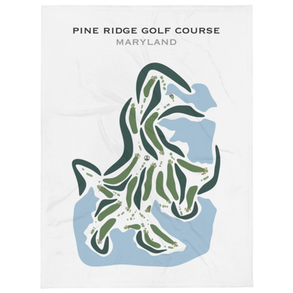 Pine Ridge Golf Course, Maryland - Printed Golf Courses