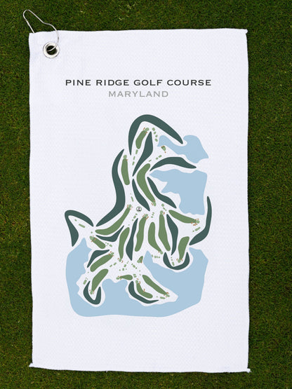 Pine Ridge Golf Course, Maryland - Printed Golf Courses