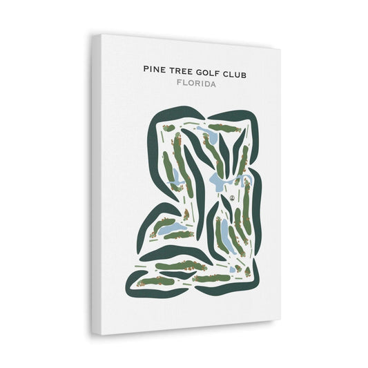 Pine Tree Golf Club, Florida - Printed Golf Courses