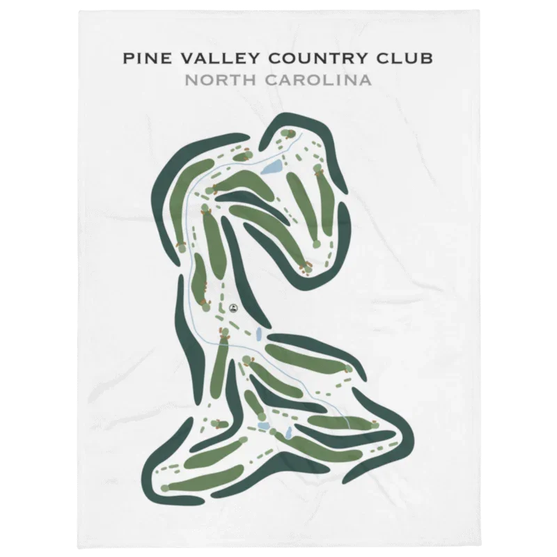 Pine Valley Country Club, North Carolina - Printed Golf Course