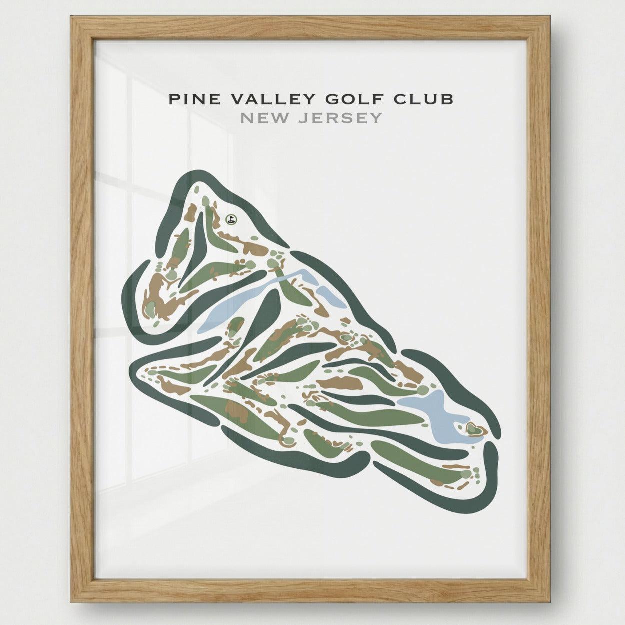 Pine Valley Golf Club, New Jersey - Printed Golf Courses