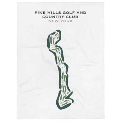Pine Hills Golf and Country Club, New York - Printed Golf Courses