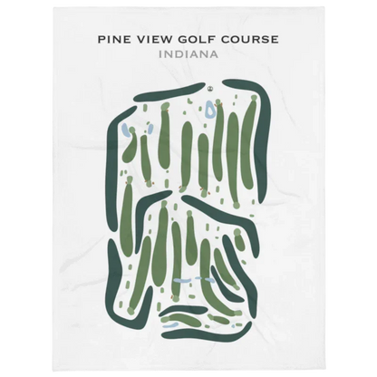 Pine View Country Club, Indiana - Printed Golf Courses