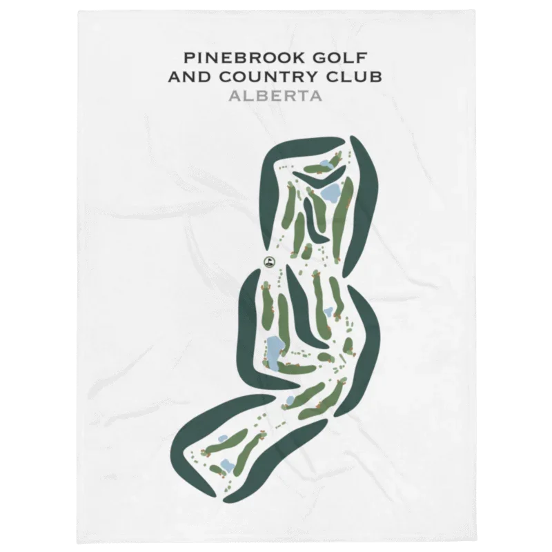 Pinebrook Golf & Country Club, Alberta, Canada - Printed Golf Courses