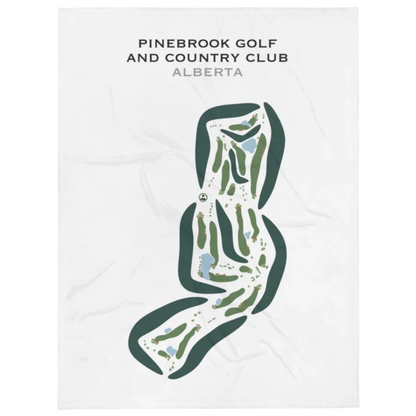 Pinebrook Golf & Country Club, Alberta, Canada - Printed Golf Courses
