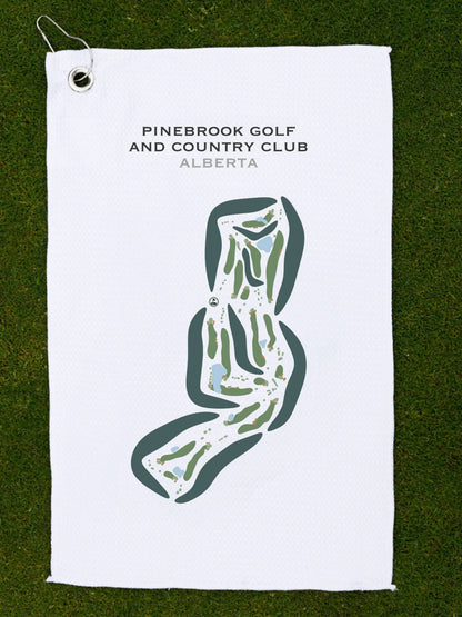 Pinebrook Golf & Country Club, Alberta, Canada - Printed Golf Courses