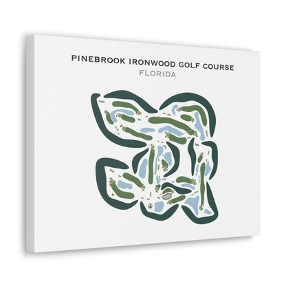 Pinebrook Ironwood Golf Course, Florida  - Printed Golf Courses