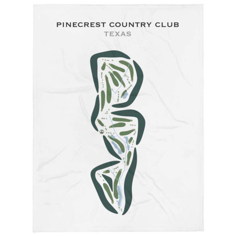 Pinecrest Country Club, Texas - Printed Golf Courses