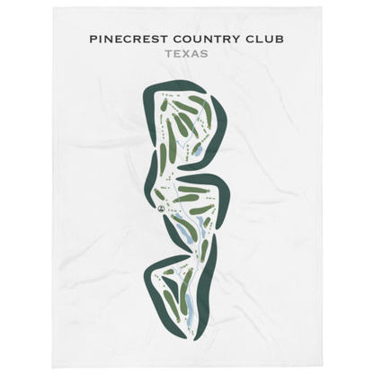 Pinecrest Country Club, Texas - Printed Golf Courses