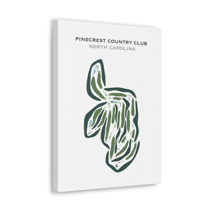 Pinecrest Country Club, North Carolina - Printed Golf Courses