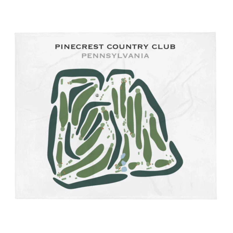 Pinecrest Country Club, Pennsylvania - Printed Golf Courses