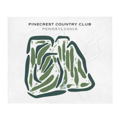Pinecrest Country Club, Pennsylvania - Printed Golf Courses
