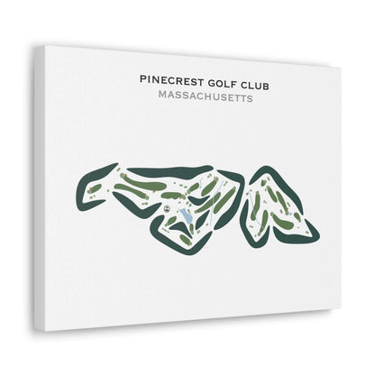 Pinecrest Golf Club, Massachusetts - Printed Golf Courses