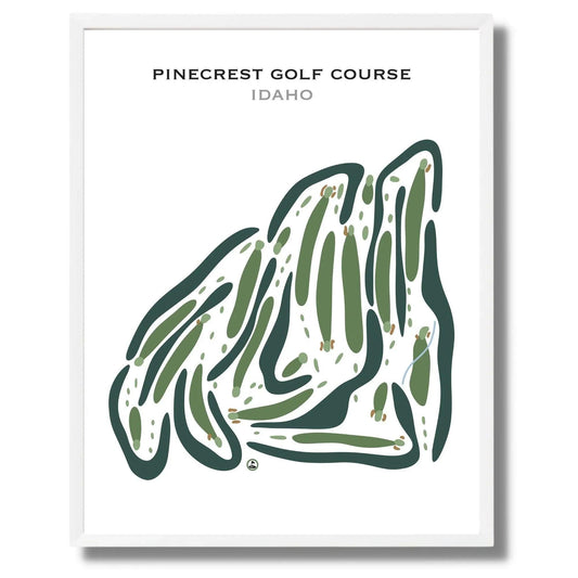 Pinecrest Golf Course, Idaho - Printed Golf Courses
