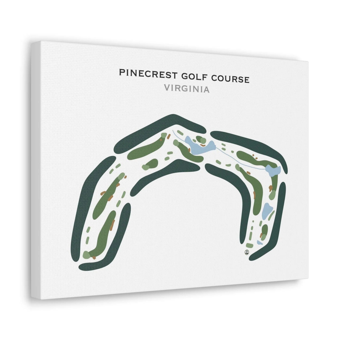 Pinecrest Golf Course, Virginia - Printed Golf Courses