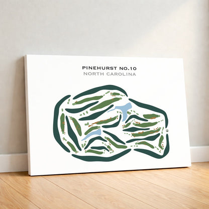 Pinehurst No. 10, North Carolina - Printed Golf Courses