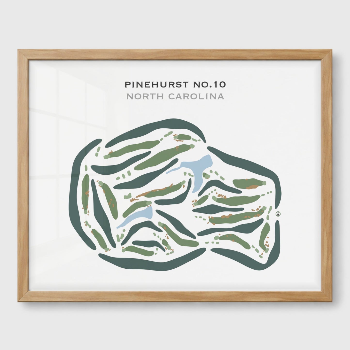 Pinehurst No. 10, North Carolina - Printed Golf Courses