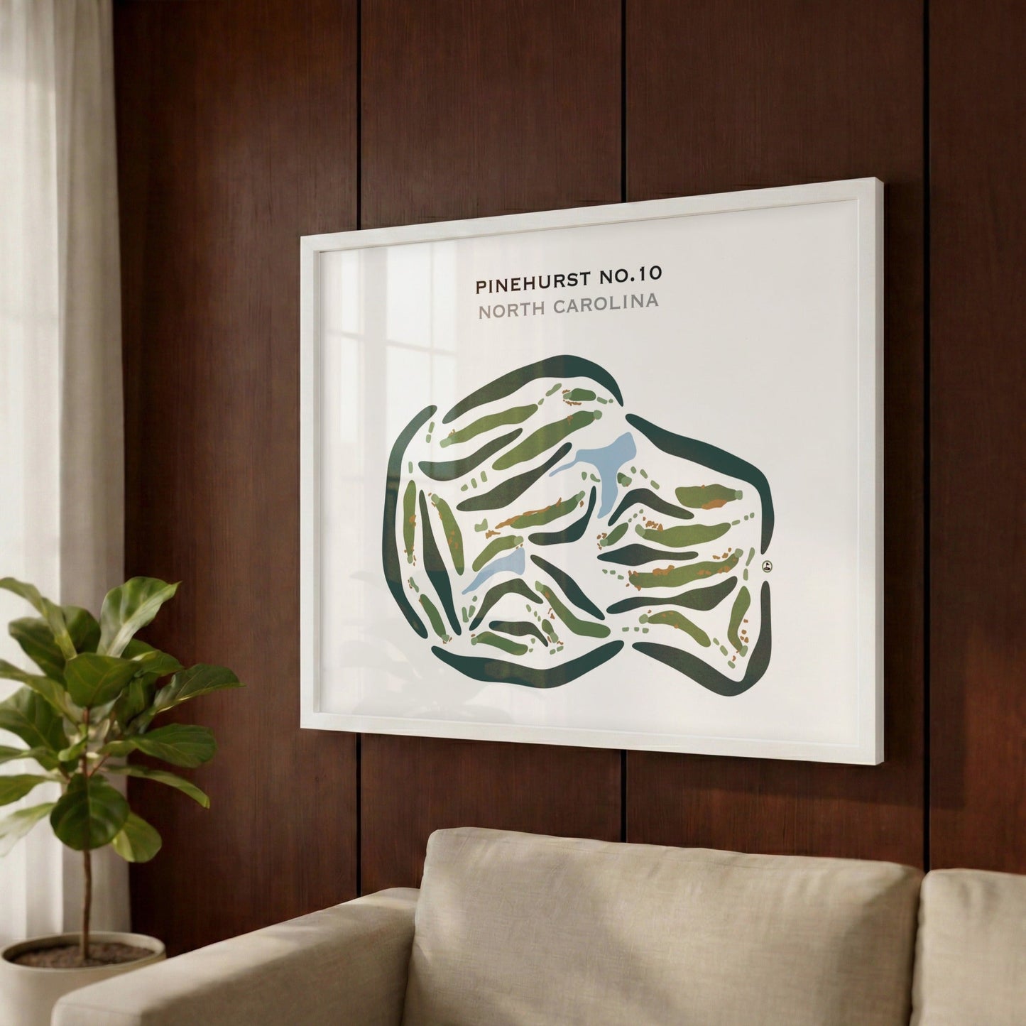 Pinehurst No. 10, North Carolina - Printed Golf Courses