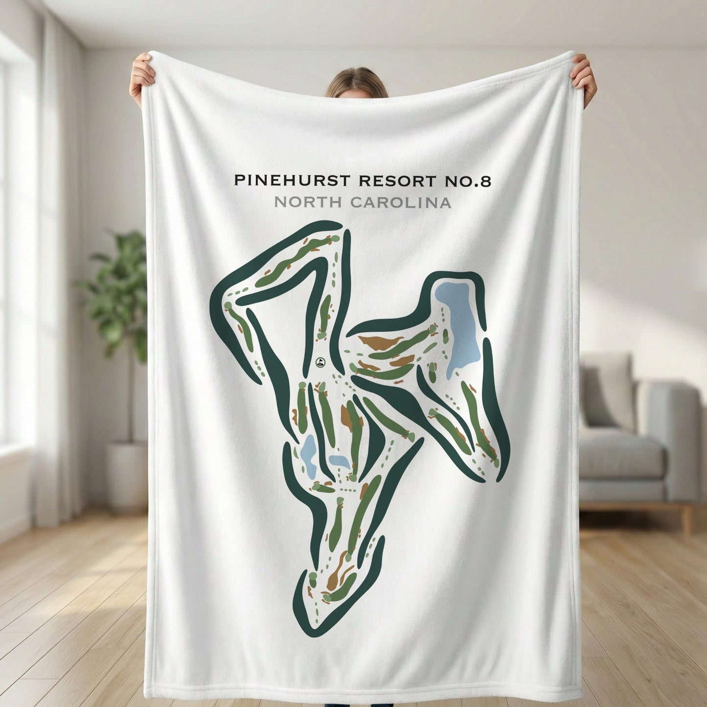Pinehurst Resort #8, North Carolina - Printed Golf Courses
