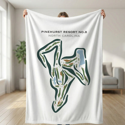 Pinehurst Resort #8, North Carolina - Printed Golf Courses