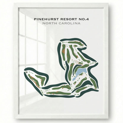 Pinehurst Golf Course No. 4, North Carolina - Printed Golf Courses
