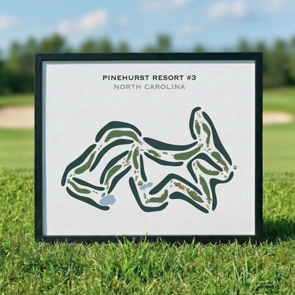 Pinehurst Resort No. 3, North Carolina - Printed Golf Courses