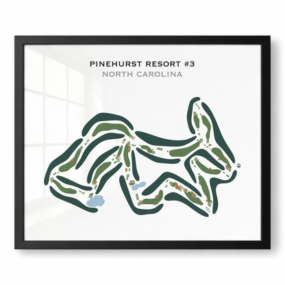 Pinehurst Resort No. 3, North Carolina - Printed Golf Courses