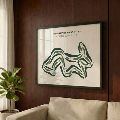 Pinehurst Resort No. 3, North Carolina - Printed Golf Courses