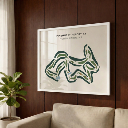 Pinehurst Resort No. 3, North Carolina - Printed Golf Courses