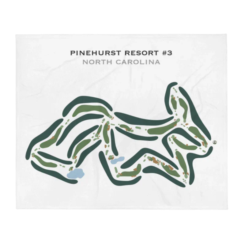 Pinehurst Resort No. 3, North Carolina - Printed Golf Courses