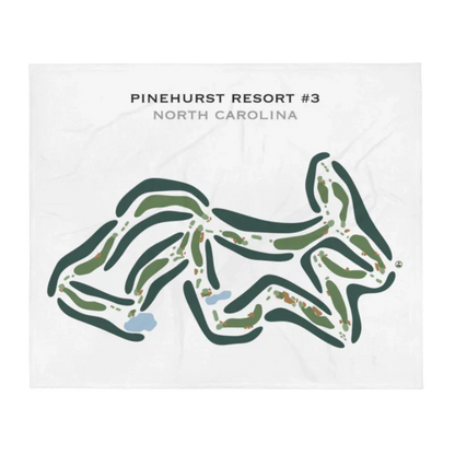 Pinehurst Resort No. 3, North Carolina - Printed Golf Courses