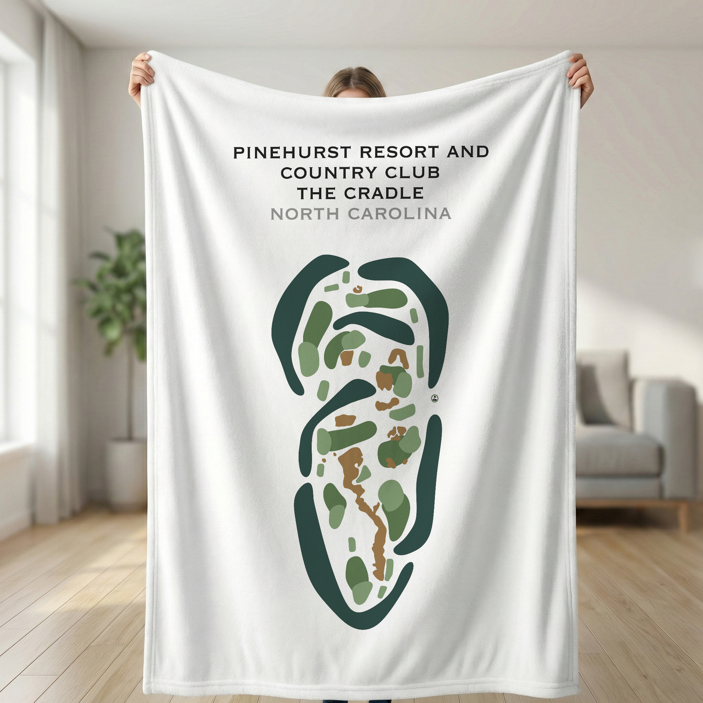 Pinehurst Resort and Country Club, The Cradle, North Carolina - Printed Golf Courses