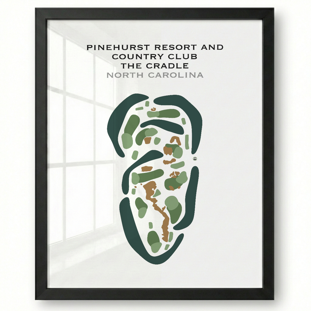 Pinehurst Resort and Country Club, The Cradle, North Carolina - Printed Golf Courses