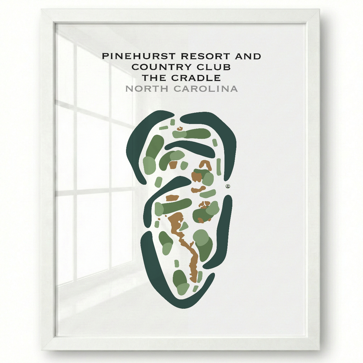 Pinehurst Resort and Country Club, The Cradle, North Carolina - Printed Golf Courses