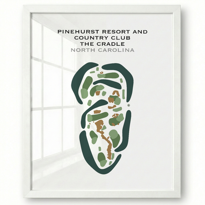 Pinehurst Resort and Country Club, The Cradle, North Carolina - Printed Golf Courses