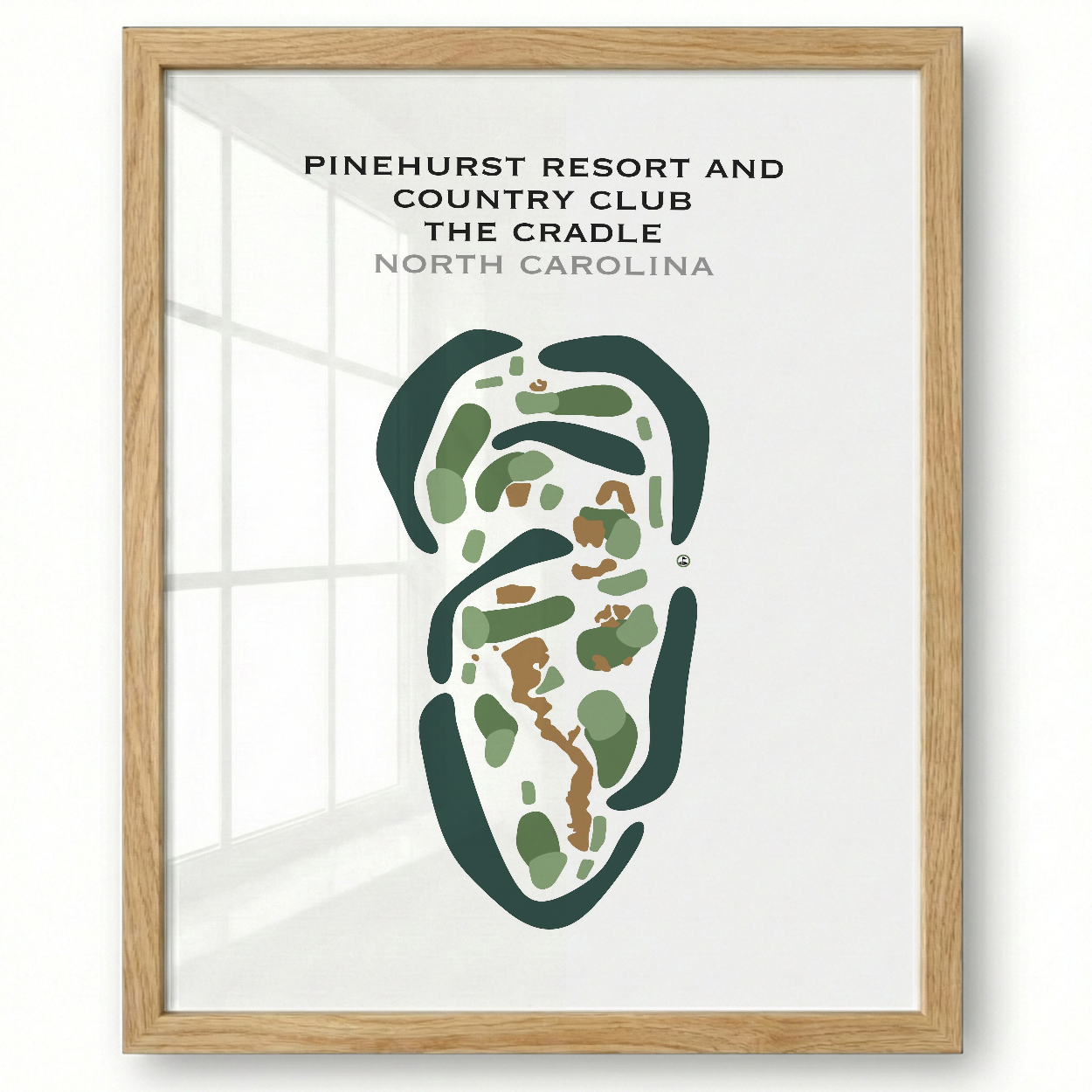 Pinehurst Resort and Country Club, The Cradle, North Carolina - Printed Golf Courses