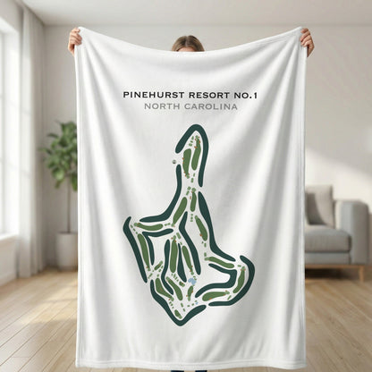 Pinehurst Resort #1, North Carolina - Printed Golf Courses