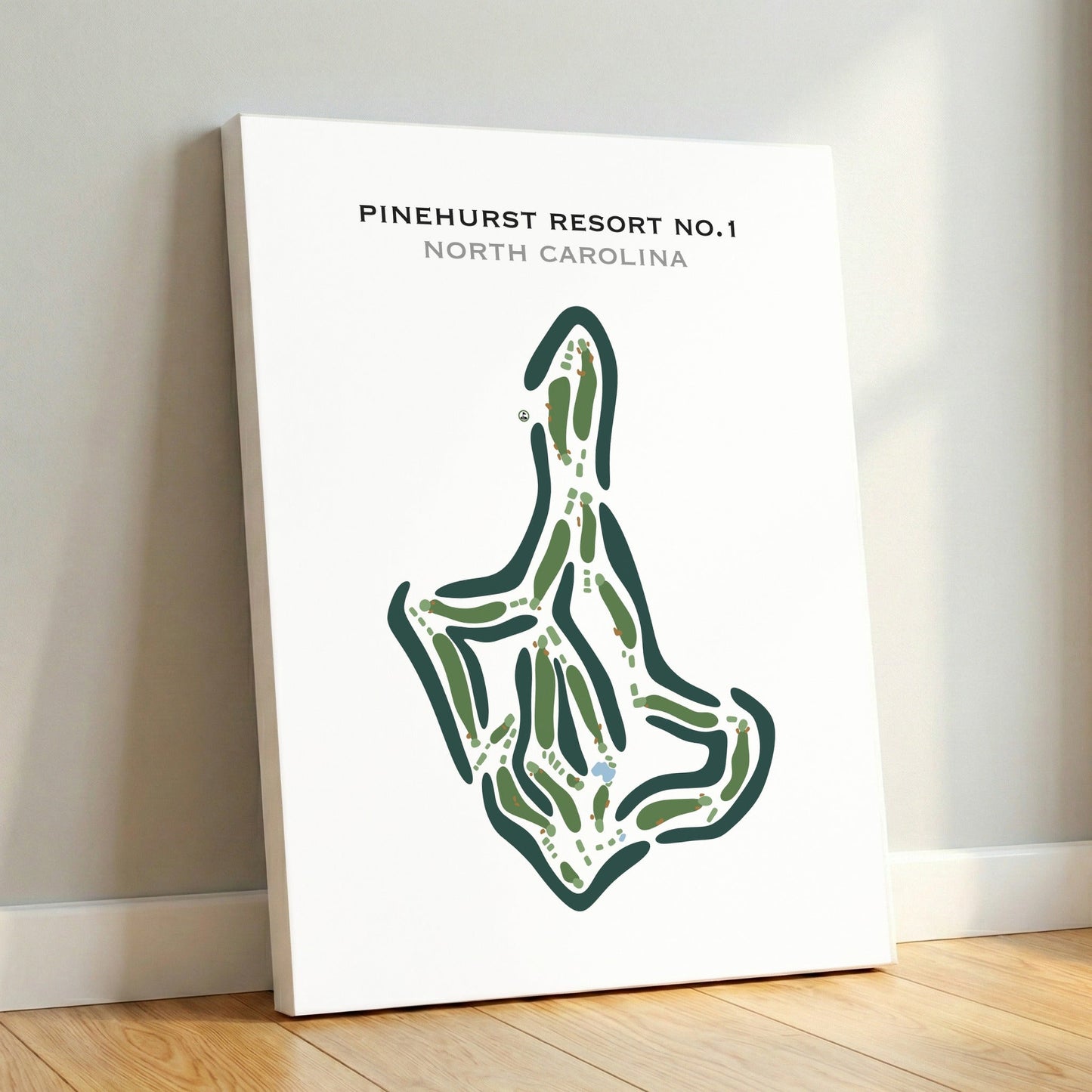 Pinehurst Resort #1, North Carolina - Printed Golf Courses