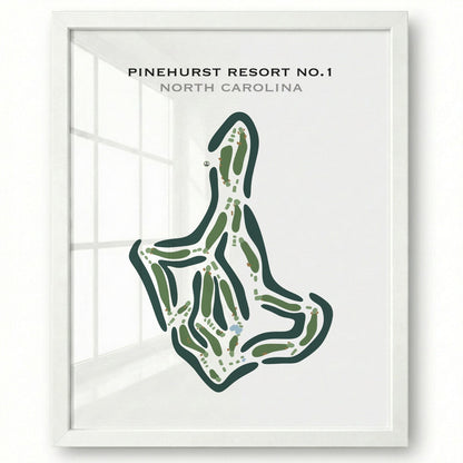 Pinehurst Resort #1, North Carolina - Printed Golf Courses